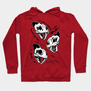 Saber-teethed Tigers Tattoo Flash Hoodie